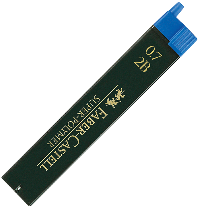 120702 2B Super-Polymer leads by Faber-Castell